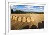 Hay Bales in the Cotswolds, Longborough, Gloucestershire, England, United Kingdom, Europe-Matthew Williams-Ellis-Framed Photographic Print