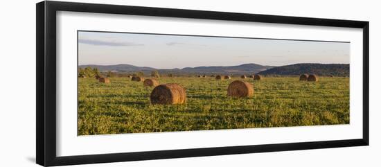 Hay Bales , the International Appalachian Trail. Merrill, Near Smyrna Mills-Jerry and Marcy Monkman-Framed Photographic Print