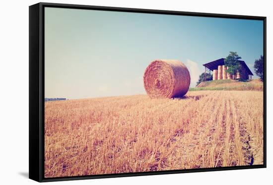 Hay Bales-gkuna-Framed Stretched Canvas