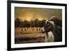 Hay Buffet-Jai Johnson-Framed Giclee Print