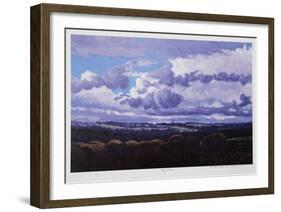 Hay Fields-Norman R^ Brown-Framed Collectable Print