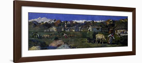 Hay Gathering, 1908-Ferdinand Ramponi-Framed Giclee Print