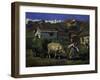 Hay Gathering, 1908-Ferdinand Ramponi-Framed Giclee Print