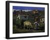 Hay Gathering, 1908-Ferdinand Ramponi-Framed Giclee Print