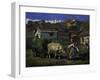 Hay Gathering, 1908-Ferdinand Ramponi-Framed Giclee Print
