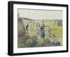 Hay Harvest, 1887-Camille Pissarro-Framed Giclee Print