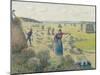 Hay Harvest, 1887-Camille Pissarro-Mounted Giclee Print