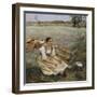 Hay Making, 1877-Jules Bastien-Lepage-Framed Giclee Print