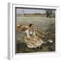 Hay Making, 1877-Jules Bastien-Lepage-Framed Giclee Print