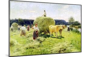 Hay-Making, 1907-Nikolai Kornilovich Pimonenko-Mounted Giclee Print