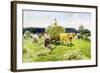 Hay-Making, 1907-Nikolai Kornilovich Pimonenko-Framed Giclee Print