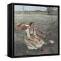 Hay Making-Jules Bastien-Lepage-Framed Stretched Canvas