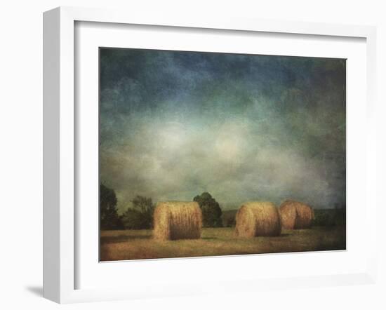 Hay Rolls-Dawne Polis-Framed Art Print