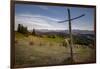 Hay stooks in foothills of Carpathian Mountains on outskirts of Bukowina Tatrzanska village, Southe-Jeremy Bright-Framed Photographic Print