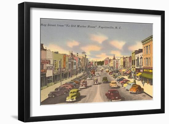 Hay Street, Fayetteville, North Carolina-null-Framed Art Print