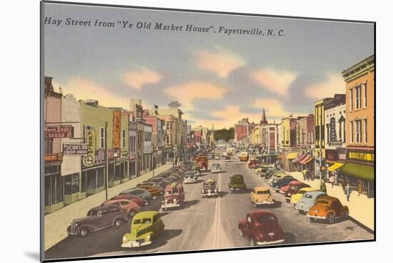 Hay Street, Fayetteville, North Carolina-null-Mounted Art Print