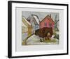 Hay Wagons , 1911-Gabriele Muenter-Framed Art Print