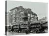 Hay Wagons, Whitechapel High Street, London, 1903-null-Stretched Canvas