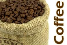 Roasted Coffee Beans In A Natural Bag And Sample Text-Hayati Kayhan-Laminated Art Print