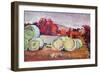 Haybales, Scotland, 1996 (Oil on Board)-Robert Hobhouse-Framed Giclee Print