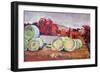 Haybales, Scotland, 1996 (Oil on Board)-Robert Hobhouse-Framed Giclee Print