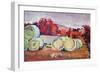 Haybales, Scotland, 1996 (Oil on Board)-Robert Hobhouse-Framed Giclee Print