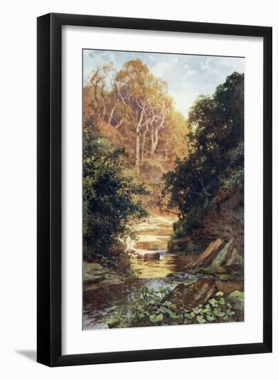 Hayburn Wyke-Ernest W Haslehust-Framed Art Print