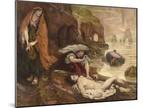 Haydée découvrant le corps de Don Juan (Byron - Don Juan Chant II 129-131)-Ford Madox Brown-Mounted Giclee Print