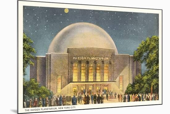 Hayden Planetarium, New York City-null-Mounted Premium Giclee Print