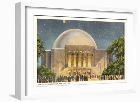 Hayden Planetarium, New York City-null-Framed Art Print