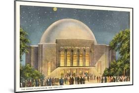 Hayden Planetarium, New York City-null-Mounted Art Print