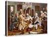 Haydn and Companions Perform a String Quartet at the Esterhazy Home Hungary-null-Stretched Canvas