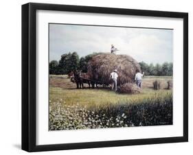 Haying time 1-Kevin Dodds-Framed Giclee Print