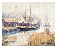 Gloucester Harbor, 1913-Hayley Lever-Mounted Art Print