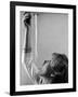 Hayley Mills Attempting to Eat Spaghetti-Ralph Crane-Framed Photographic Print