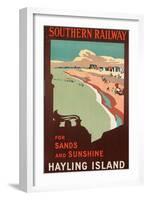 Hayling Island, Poster Advertising Southern Railway, 1923-Margaret MacDonald-Framed Giclee Print