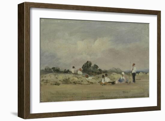 Haymakers Resting-Frederick Waters Watts-Framed Giclee Print