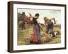 Haymaking, 1880-Julien Dupré-Framed Giclee Print