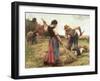Haymaking, 1880-Julien Dupré-Framed Giclee Print