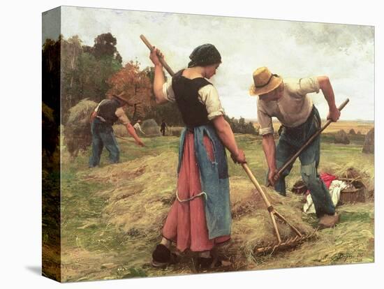 Haymaking, 1880-Julien Dupré-Stretched Canvas