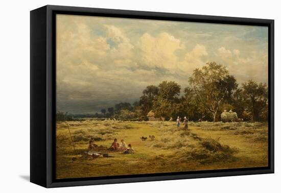 Haymaking, 1881-Benjamin Williams Leader-Framed Stretched Canvas