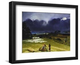 Haymaking, 1942-Richard Muller-Framed Premium Giclee Print