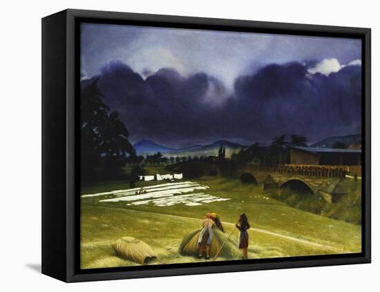 Haymaking, 1942-Richard Muller-Framed Stretched Canvas