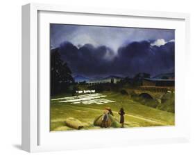 Haymaking, 1942-Richard Muller-Framed Giclee Print