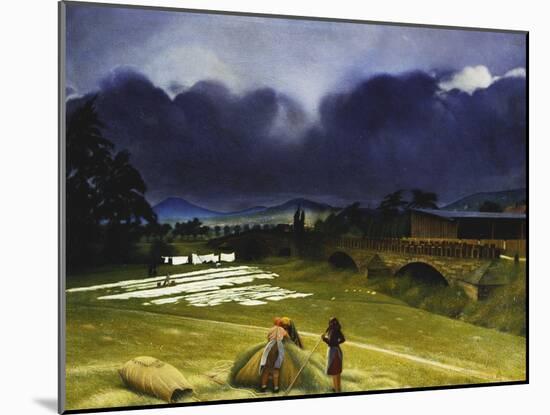 Haymaking, 1942-Richard Muller-Mounted Giclee Print