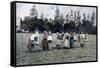 Haymaking around Moscow, Russia, C1890-Gillot-Framed Stretched Canvas