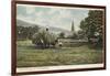 Haymaking at Ambleside, Lake District-null-Framed Photographic Print