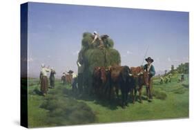 Haymaking, Auvergne-Rosa Bonheur-Stretched Canvas