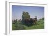 Haymaking, Auvergne-Rosa Bonheur-Framed Giclee Print