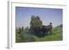 Haymaking, Auvergne-Rosa Bonheur-Framed Giclee Print